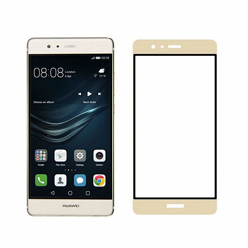 Per Huawei P9 Piena Copertura In Vetro Temperato Protezione Dello Schermo Per Huawei P9 Più Huawei P10 P10 Plus full Coverage teca di vetro Pellicola