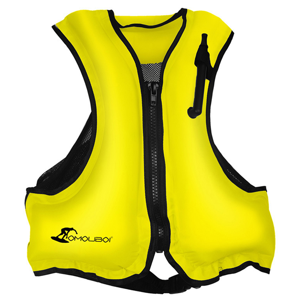 Adults Life Jacket Surf Vest Kayak Wakeboard Jet Ski Raft Fishing Vest Motorboats Rescue Boat Swimming Surf Sailing Safety Vest: SF03 Yellow