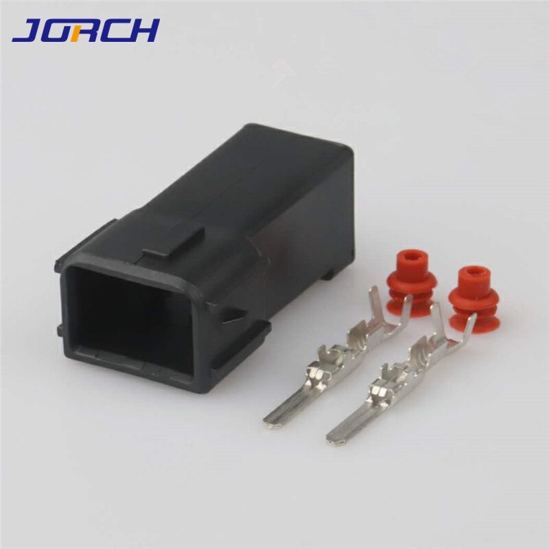 Conector eléctrico para inyector de combustible, conector macho y hembra NH1 OBD2 de 2 pines con Cable Pigtail para Honda 6189-0533: 2P  Male