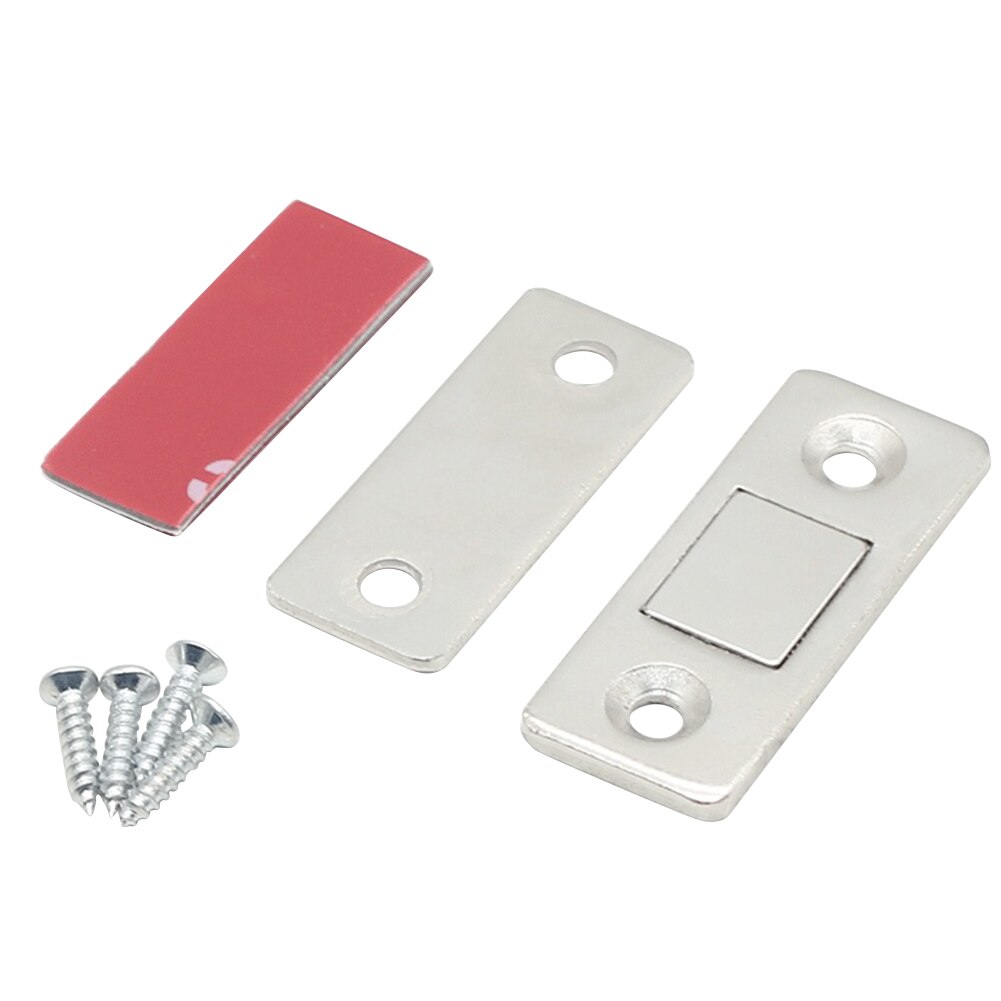Magnetic Lock Door Stopper Cabinet Suction Door Wardrobe Cupboard Closet Holder Toilet Glass Catch Latch Furniture with Screws