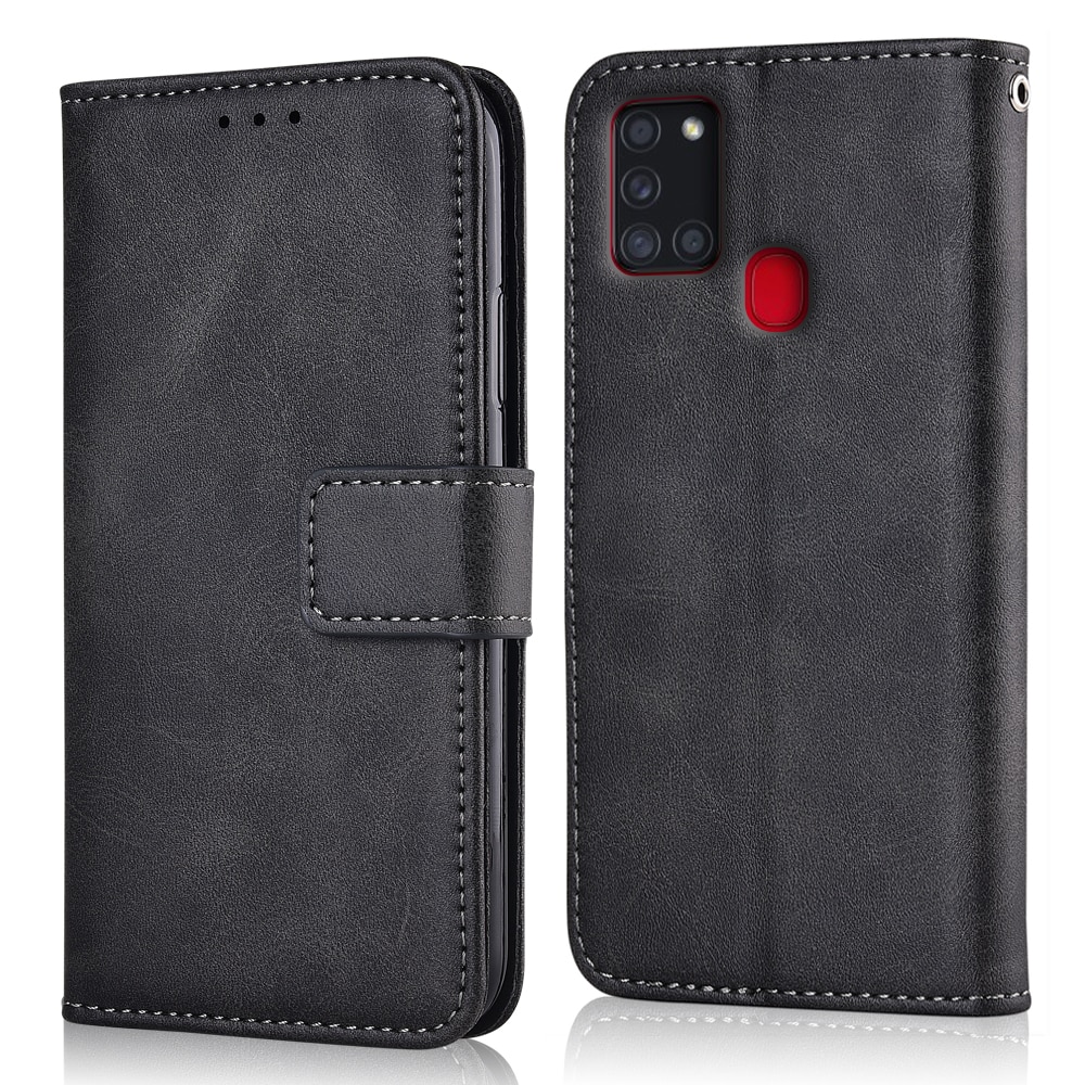 Flip Leather Phone Case Voor Samsung Galaxy A21s Een 21 S A21 S Case Wallet Cover Voor Samsung A21s Terug case A21S Telefoon Case