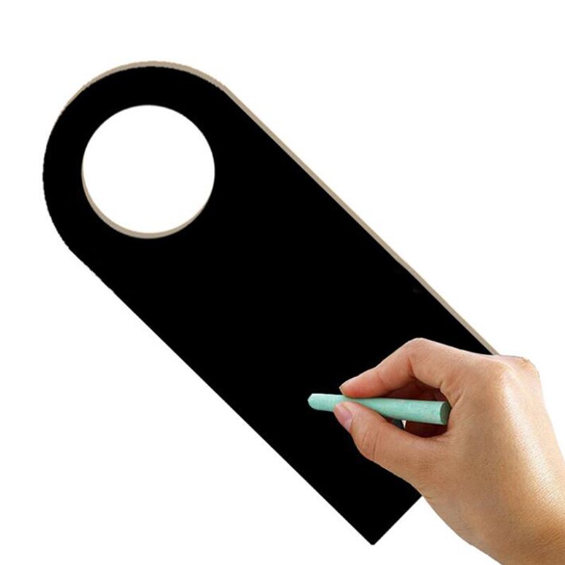Tabuleta de madeira de pendurar para porta, hotel, criativo, dia do natal, de pendurar, dupla face, pequena, quadro-negro, aviso, decoração, pingente: style 1