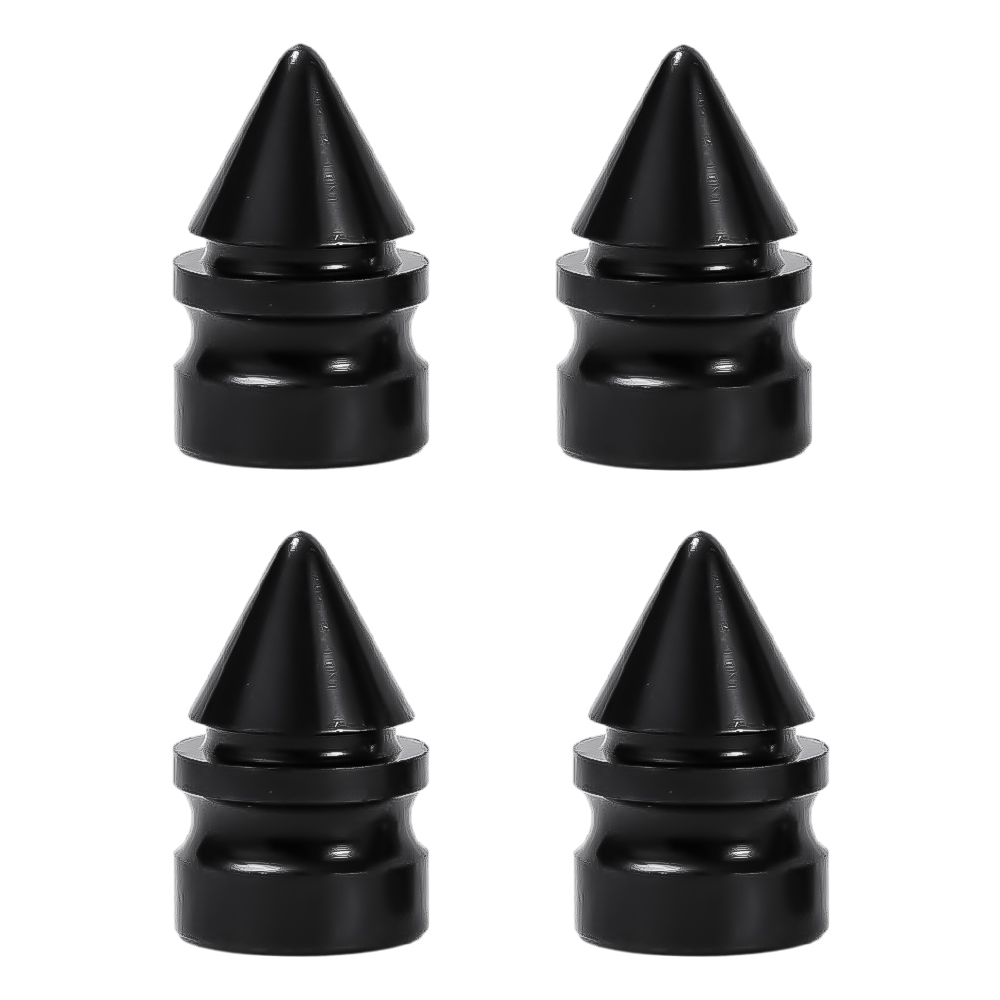 Car Tire Valve Caps Aluminum Alloy Tapered Dust Proof Covers for Auto Motorcycles Bike Tyre Valve Cap Accessories: Blue