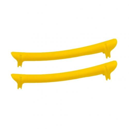 2Pcs Bicycle Bike  Chain Guard Protector Shield Mountain Bikes Road Bicycles Plastic Protect Chainwheel Cove Protective Gear: YELLOW