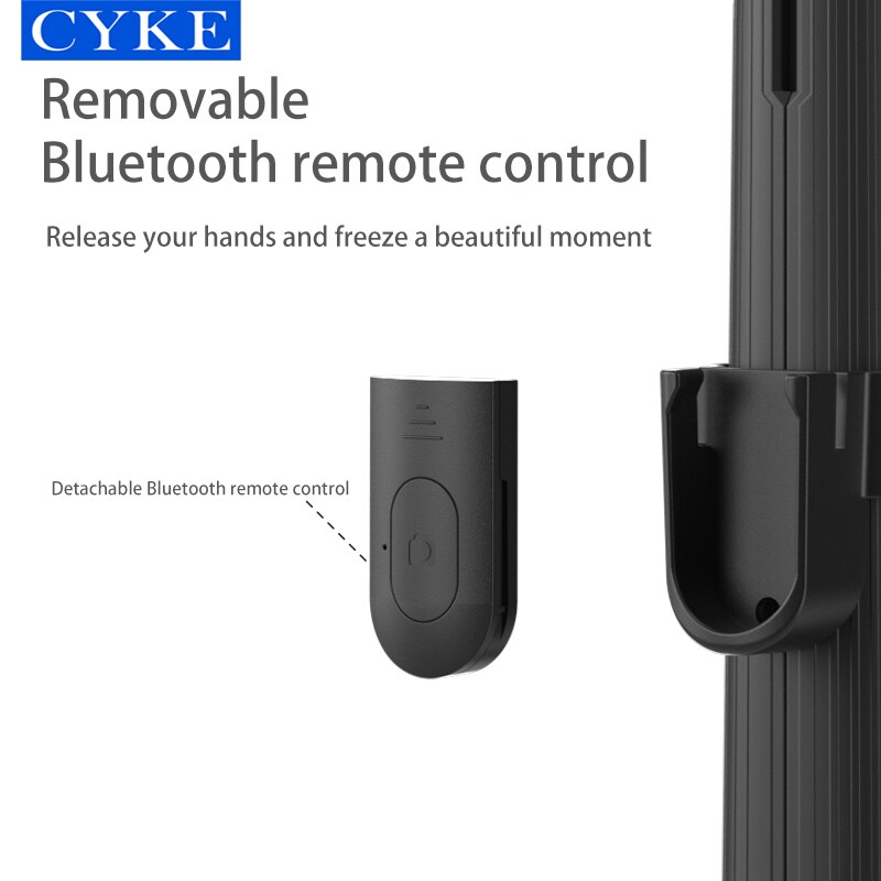 CYKE A31/A32 160CM Mini trípode/palo Selfie, rotación de 360 de cardán portátil selfi palo Selfie monópodo para el teléfono inteligente de la tableta