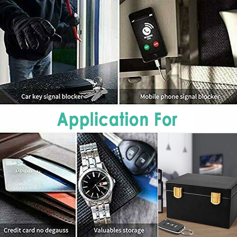 Faraday Box Signal Blocker Box for Car Keys Fob Phones Cards Call & RFID Signal Blocking Case Car Key Anti theft Security Boxes