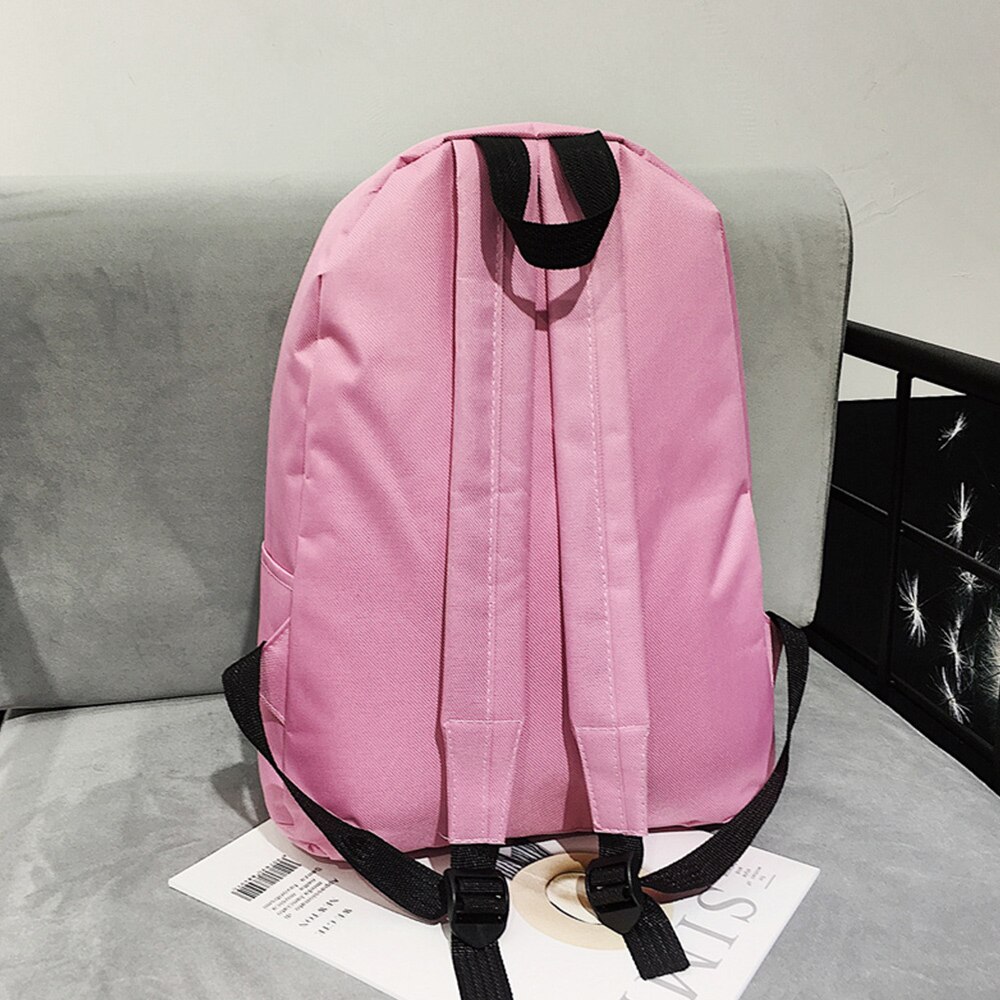 Women Shoulder Bag Women Canvas Backpack School Bags For Girls Rucksack Solid Backpacks Bags Travel