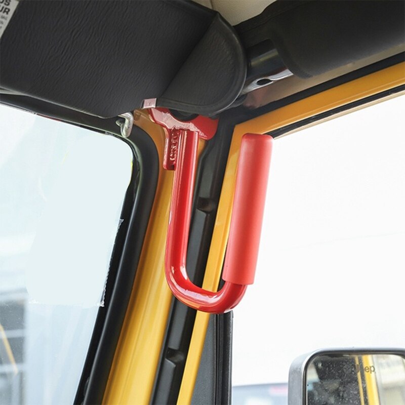 2Pcs Front Handle Roofhandle Handles for Jeep Wrangler TJ 1997-2006