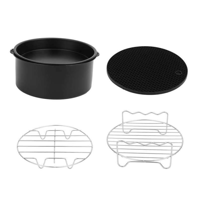 cookware Kitchen Cooking Steam /Set Baking Tray Pan Food Steaming Rack Set Stainless Steel Kitchen Electric Fryer