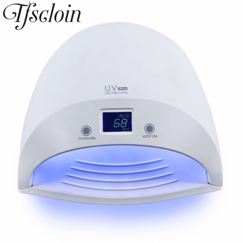 TFSCLOIN lámpara de uñas 60W secador de uñas UV LED Builder Gel barniz con 27 piezas LEDs rápido de la batería seca máquina de secado de uñas inalámbrica
