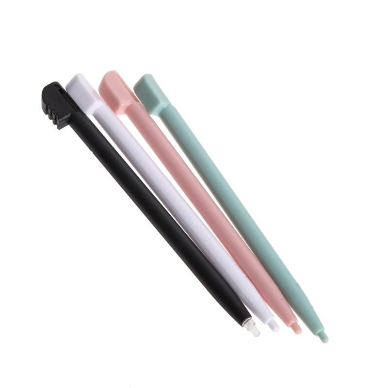 Caneta stylus para nintendo, 4 cores, toque em plástico, acessório portátil para jogo, para nintendo nds, ds lite, dsl, ndsl, 8.7cm