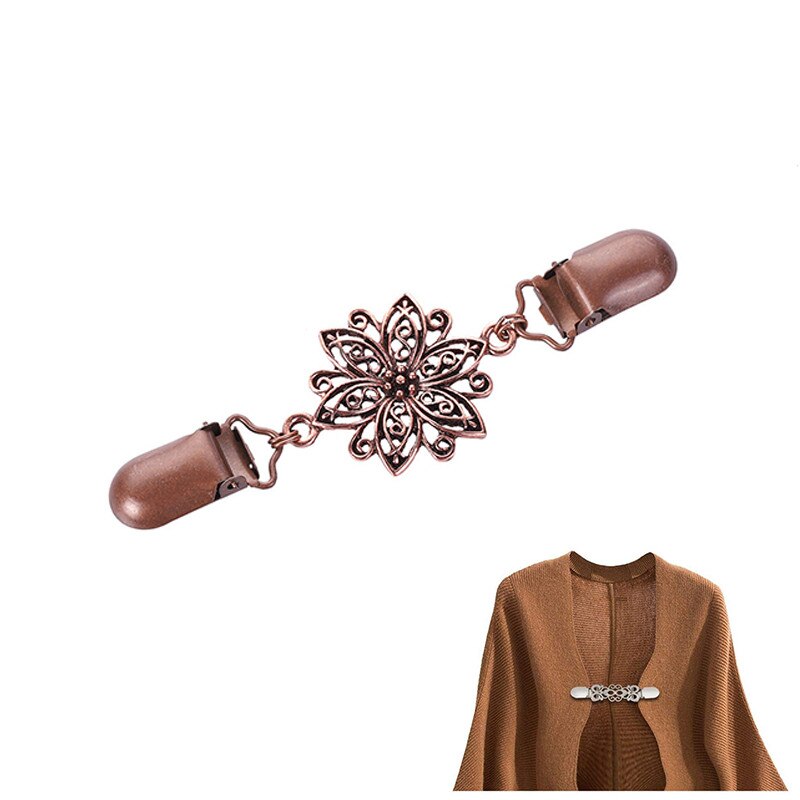 1pc kofta krage clips hållare dam klänningar sjal dekor glänsande kristall cape kappa spännen fästen spänne brosch klämma: 3 10 x 3.5cm