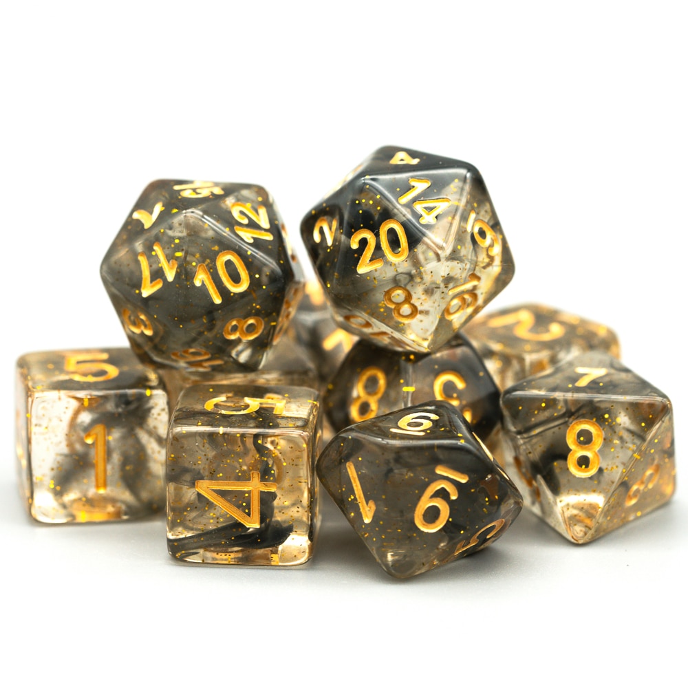 11pcs/set DND Dice D&D Dice D4 D6 D8 D10 D% D12 D20 Polyhedral Games Dice Set for Table Games MTG RPG