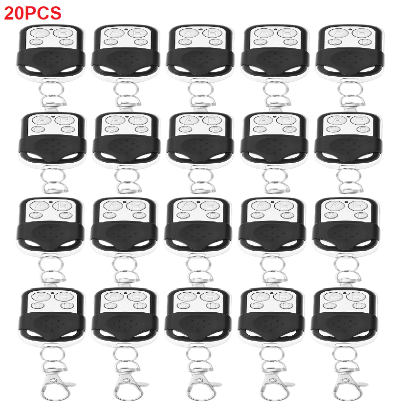 10 sztuk 50 sztuk HFY408G klonowanie powielacz klucz pilot 433MHZ klon naprawiono nauka Rolling Code dla bramy drzwi garażowe: Black