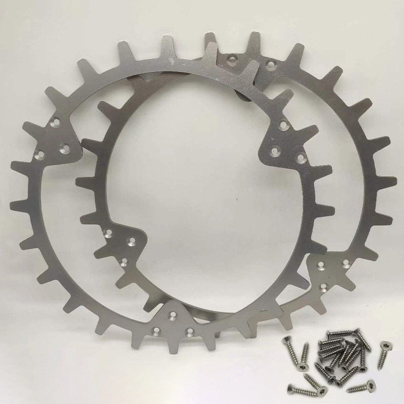 Kit de ayuda de tracción con picos para cortacésped Husqvana Automower 330 420 430 550, clavos antideslizantes con accesorios de 18 tornillos