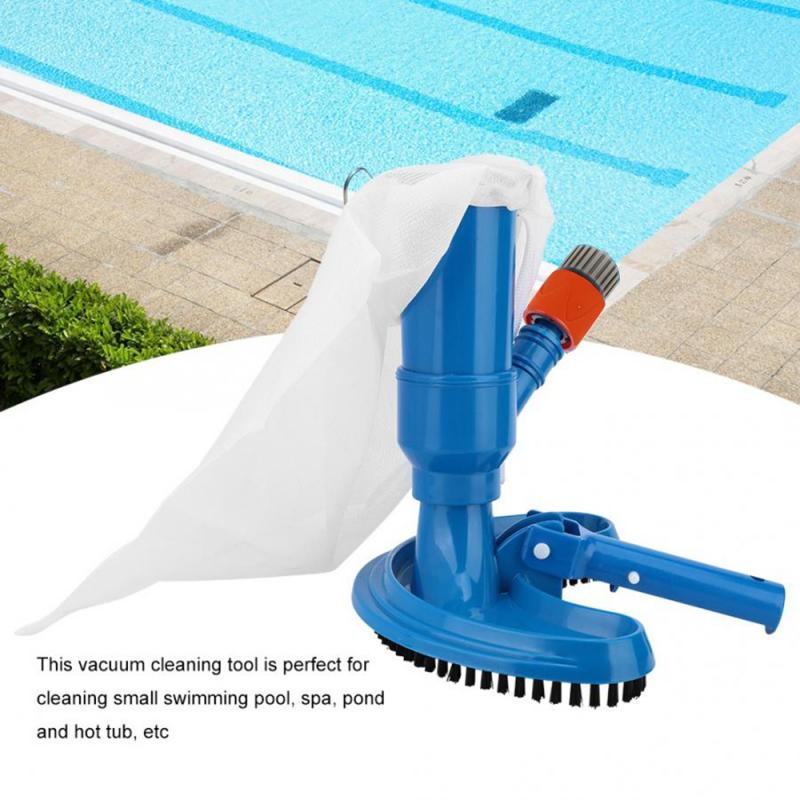 Swimming Pool Cleaner Tool Portable Pond Fountain Vacuum Brush Cleaner Retractable Pole Forsmall Swimming Pool Spa Pond Tub