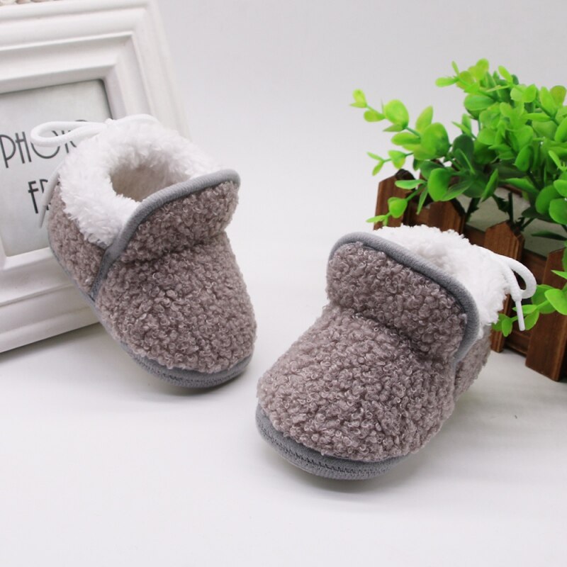 Chaussures d'hiver pour bébés garçons et filles | Chaussons chauds, en tissu, pour nourrissons,