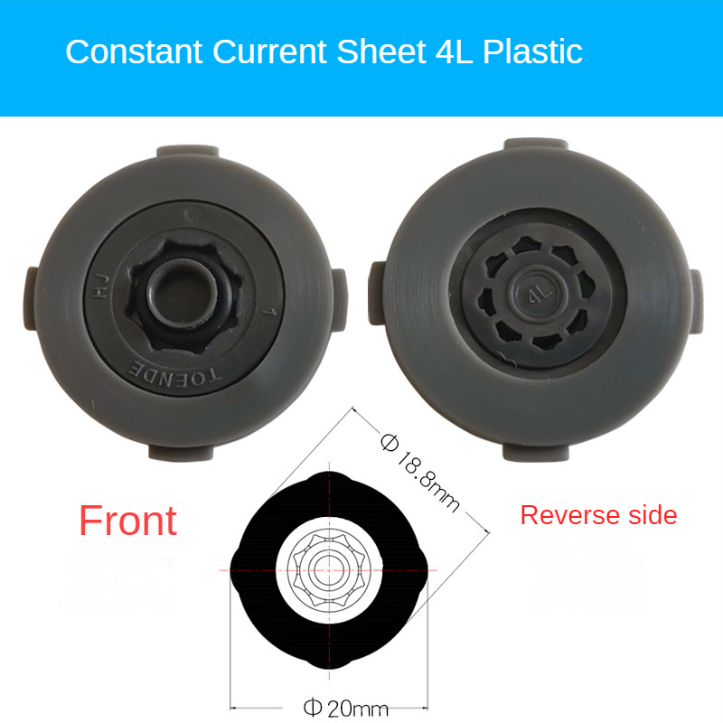 1 Pcs Constant Flow Sheet Built-in Shower Head Top Spray/faucet Flow Limiting Water Saving Sheet Check Valve Water Saver DN15: Yellow