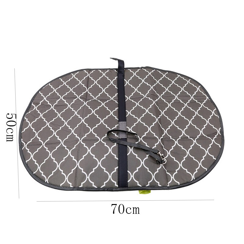 Vandtæt babyble puslemåtte bærbar foldbar ble puslepude rejse skiftegulv station clutch babypleje