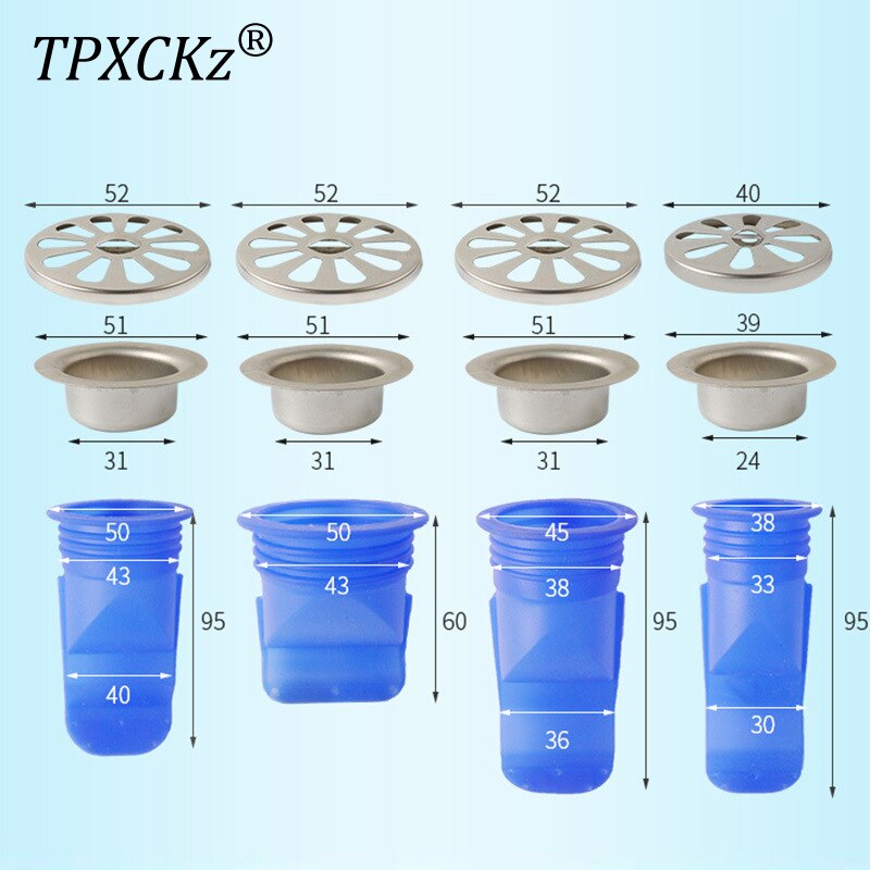 TPXCKz odpływ podłogowy Backflow Preventer jednokierunkowy zawór spustowy rdzeń kanalizacyjny robić toalety łazienka rury bezwodne uszczelnienie pułapki