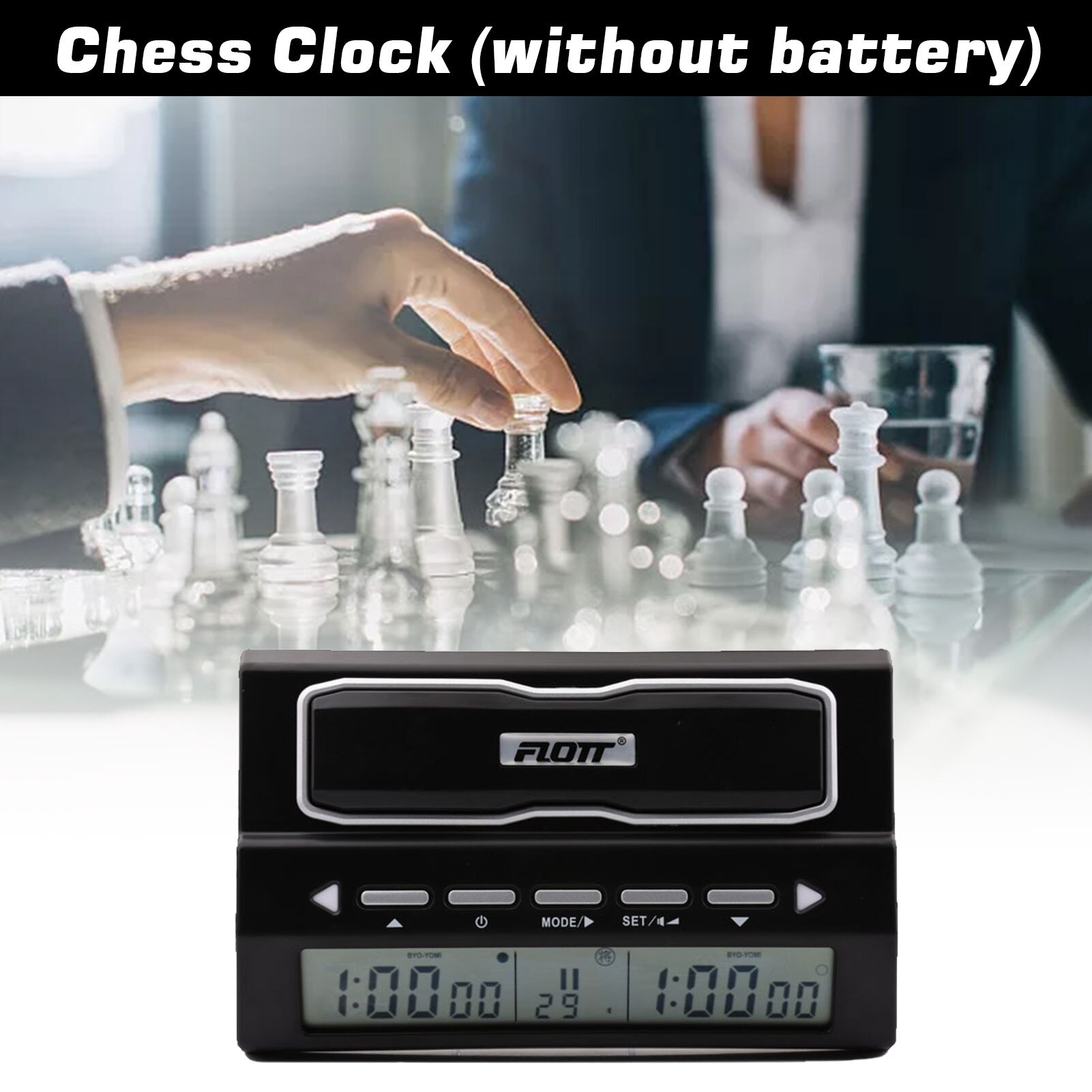 Kinderen Professionele Schaakspel Klok Party Leisure Schaken Timer Voor Bordspel Precisie Educatief Speelgoed