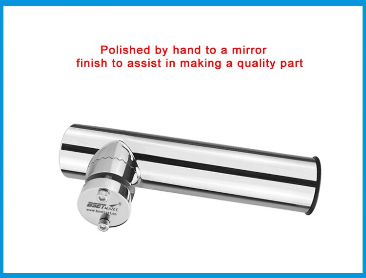 Rail Mount stainless steel316 fishing rod rack holder pole bracket support with clamp on rail 19 to 32mm boat marine hardware