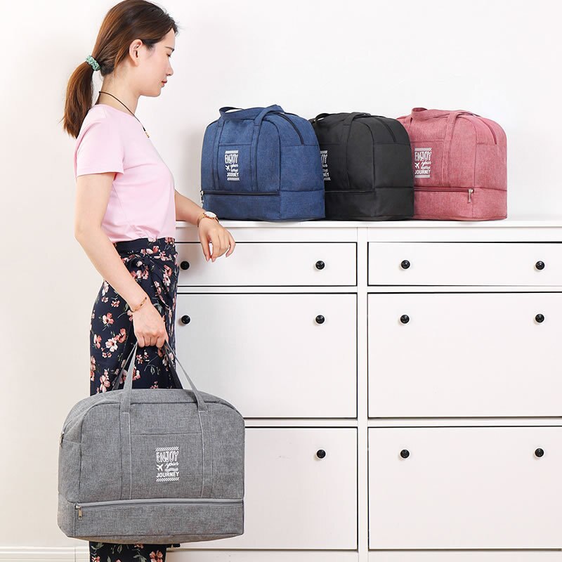 Waterproof Travel Duffle Bags Men Weekend Handbag Large Capacity Clothes Socks Shorts Tote Organizer Suitcase Luggage Accessorie