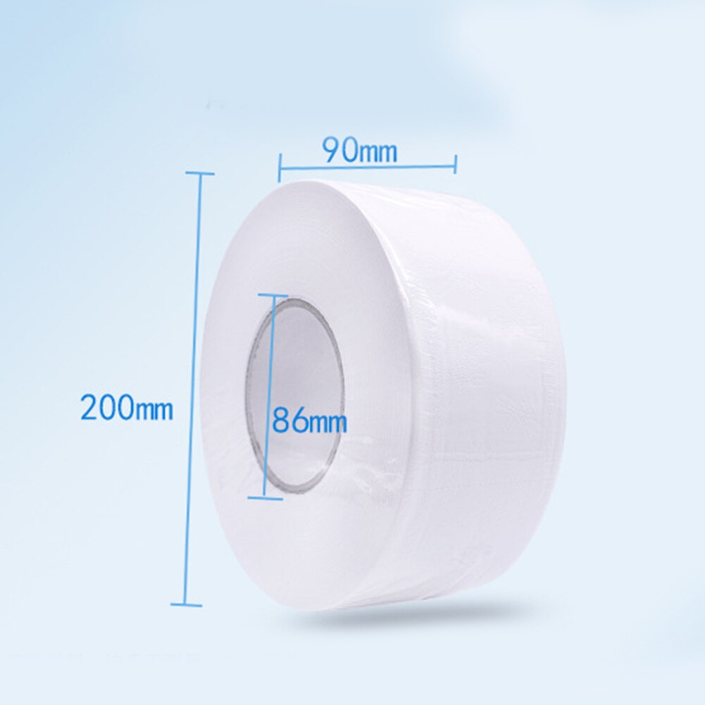1 Roll 4-ply Paper Tissue Toilet Roll Paper Public Hotel Commercial Use B1: Default Title