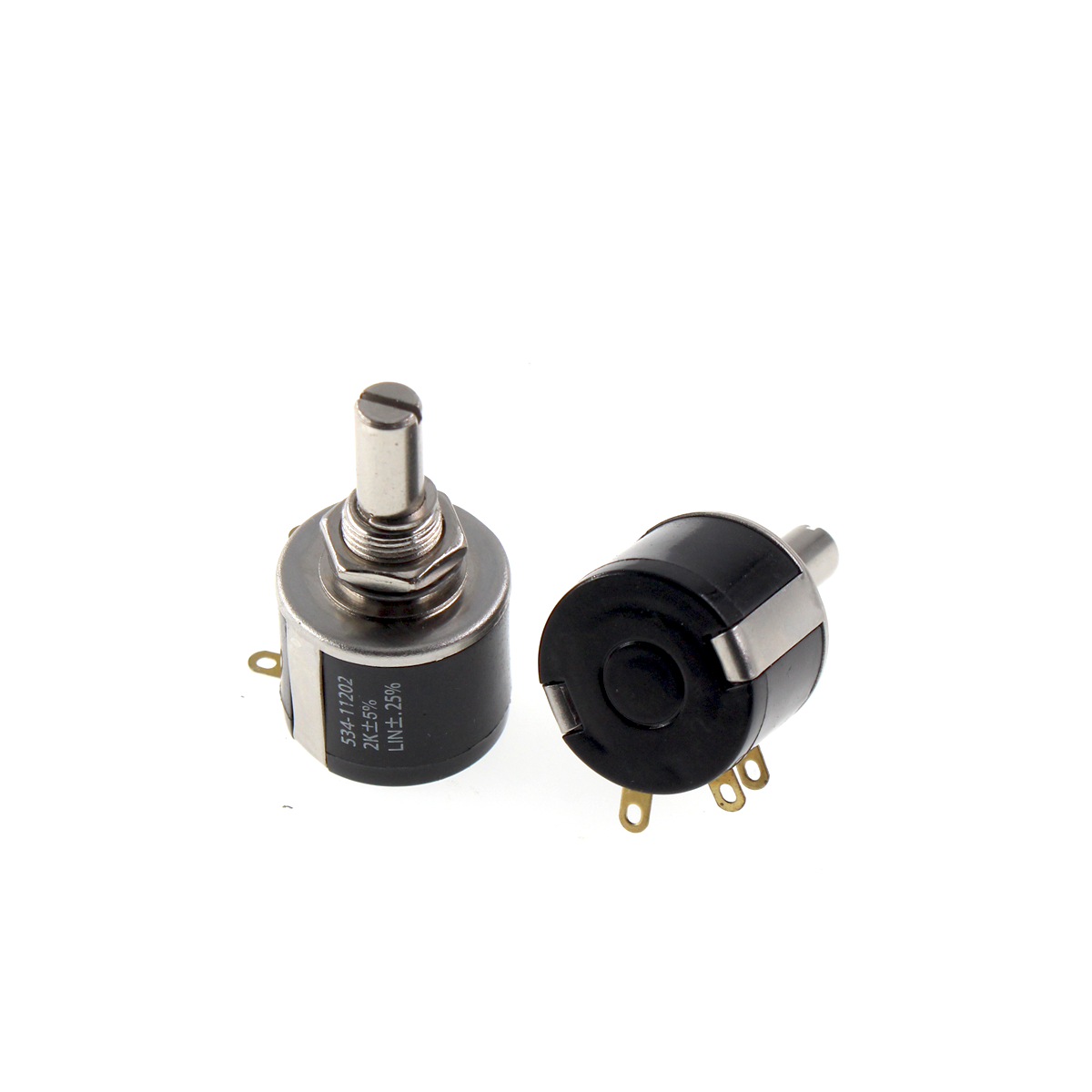 Potenciómetro bobinado de alambre de bobina de precisión, 534-1, 534, 2w, 100R, 200R, 500R, 1K, 2K, 5K, 10K, 20K, 50K, 100k