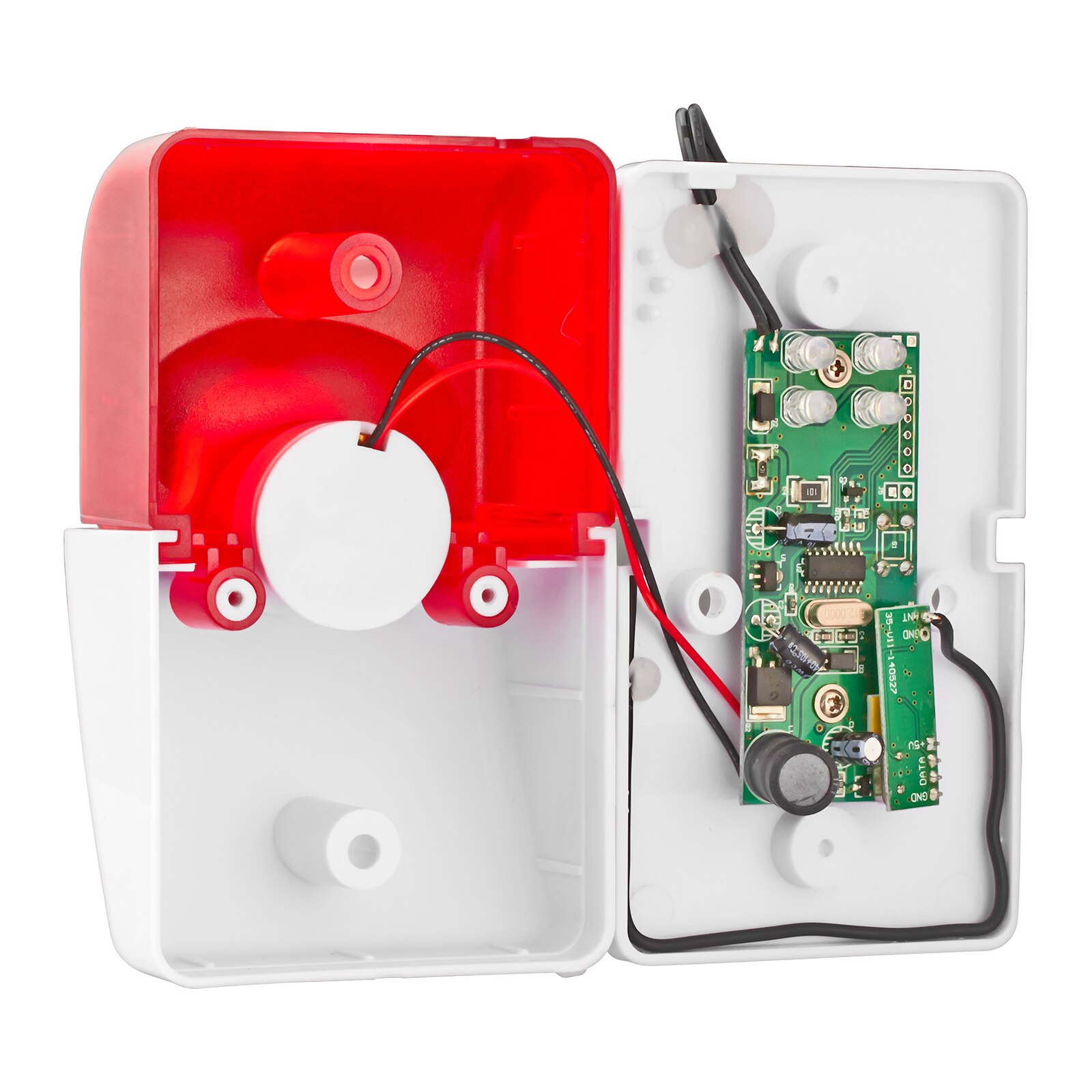 433mhz 110dB SS04 sirena estroboscópica inalámbrica alarma de sonido sirena intermitente luz roja sirena de sonido para sistema de alarma G90B Plus S1WG S3