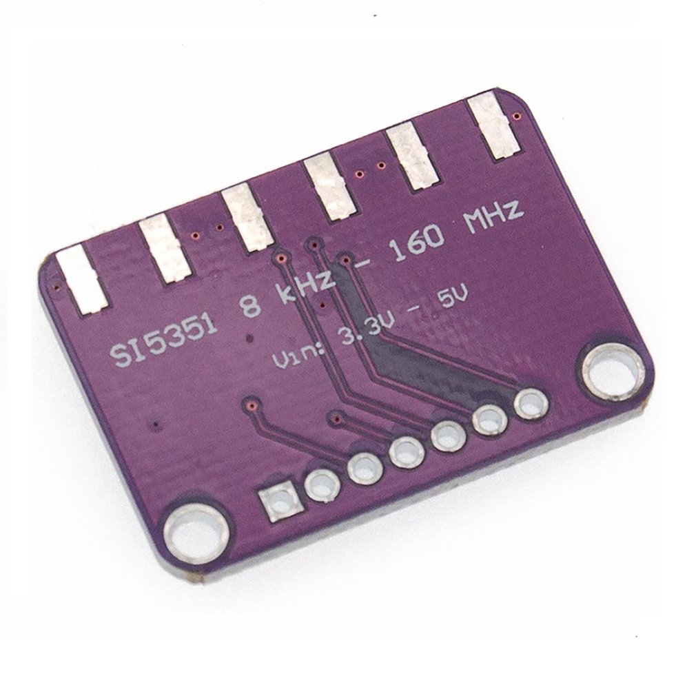 DC 3V 5V SI5351 SI5351A I2C Clock Signal Generator Module High Frequency Signal Square Wave Frequency 8KHz-160MHz For Arduino