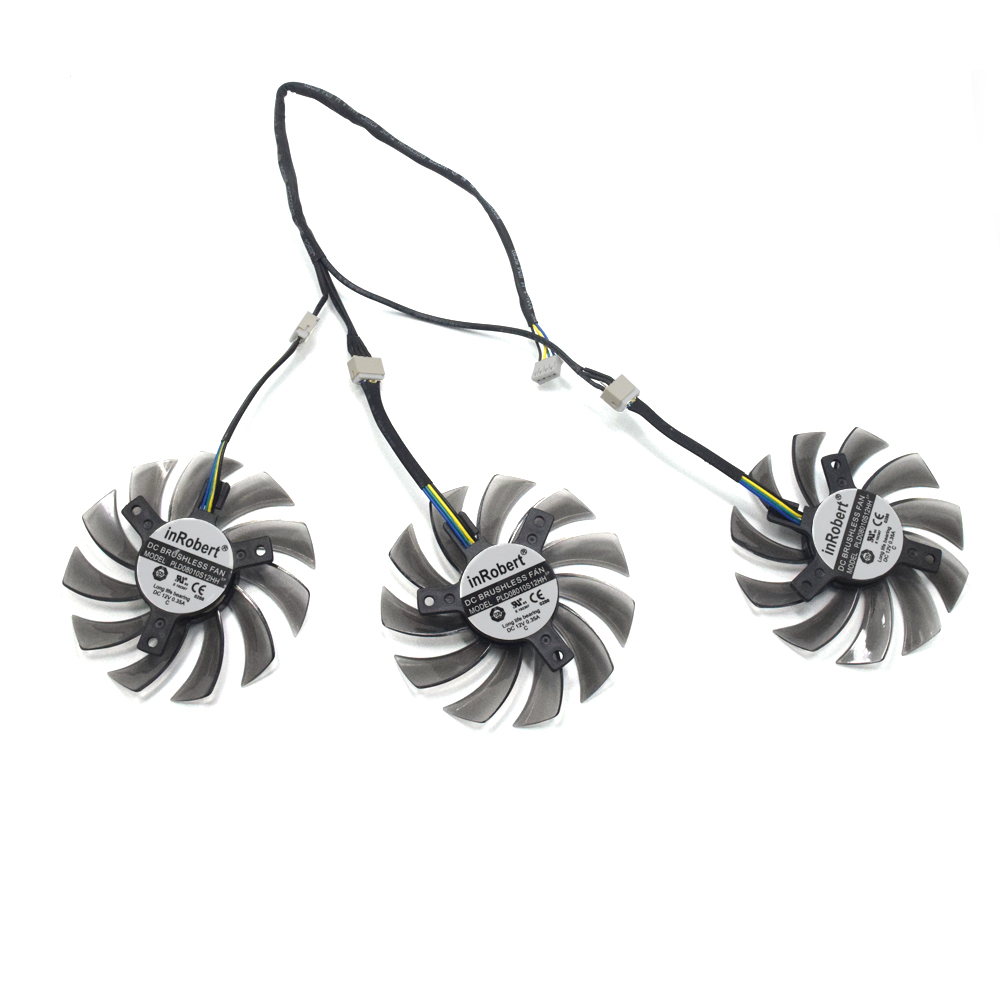 75mm PLD08010S12HH 4Pin R9 290 R9 380X Ventilateur Refroidisseur Pour Gigabyte GTX 670 680 760 Ti G1 GTX 770 780Ti Ventilateur de Carte Graphique