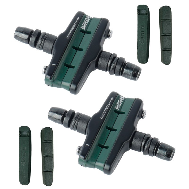 Baradine Ceramics Rims V-Brake Blocks BMX Folding Bicycle Brak Pad Linear Pull Friction Wheel Brake Replaceable Compound Inserts: 470CV-4F Black Z2P