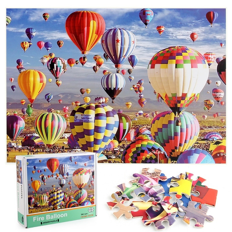Air Balloons Puzzle 1000 Pieces Jigsaw Puzzle for Adults Kids