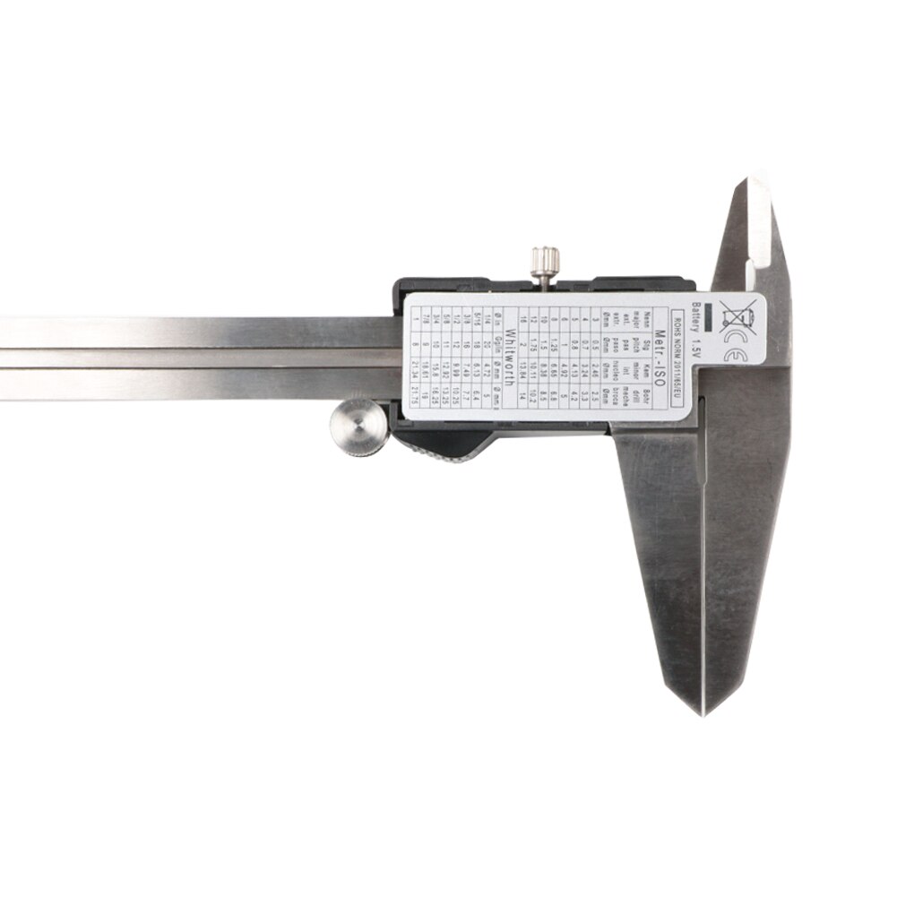Calibrador Vernier Digital electrónico, Calibre Vernier de 0-300mm, 0,01 MM, 12 pulgadas, de acero inoxidable endurecido, micrómetro con caja