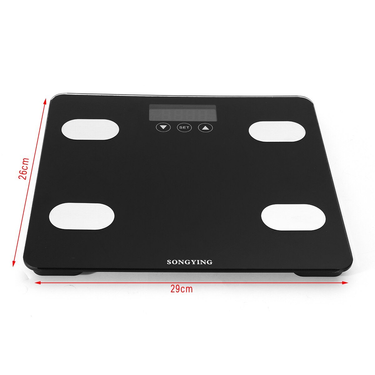 Tempered Glass Body Fat Scale Smart Wireless Digital Bathroom Weight Scale Body Composition Electronic Scales BMI Body Analyzer