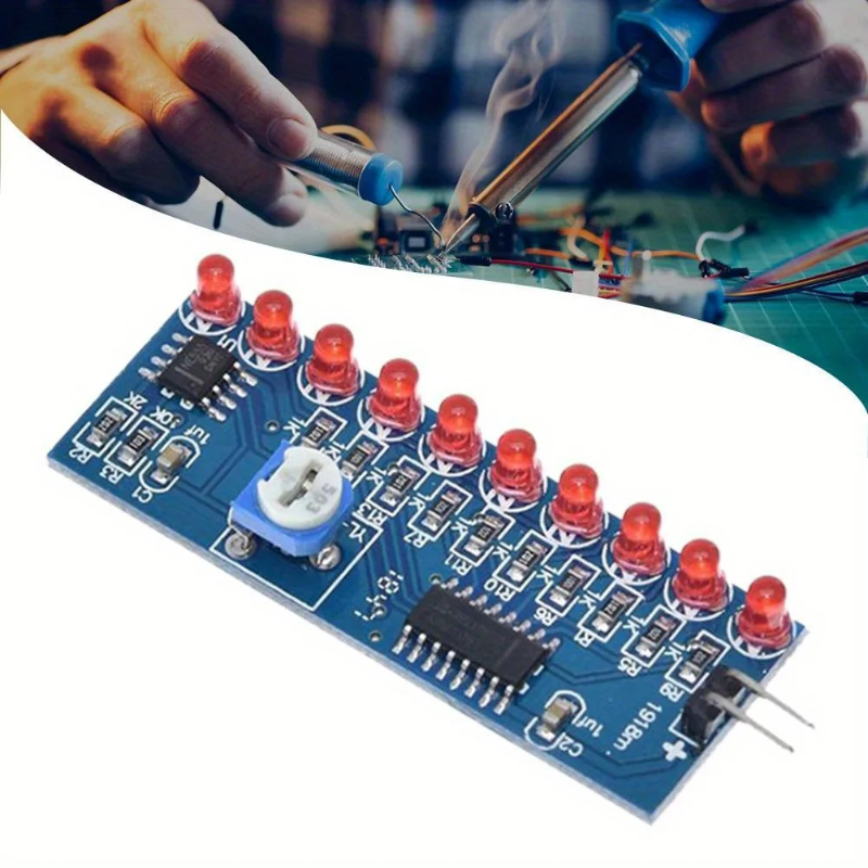 Elektronische DIY-Enthusiasten, Lehrmittel, DIY-LED-Wasserlampen-einstellen, manuelle Montage und Schweißen, Ne555 Timer und CD4017