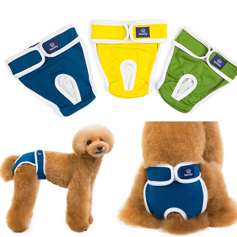 Pieluchy dla psów spodnie fizjologiczne miękkie kobiece szorty dla psa zmywalne dziewczyny psy spodnie zwierzęta bielizna majtki sanitarne