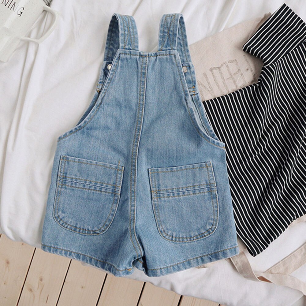 Gesamt für Mädchen 3-8 Jahre freundlicher Overall Beiläufige Gesamt für Mädchen freundlicher Baby Mädchen Sommer Overall Denim Overall