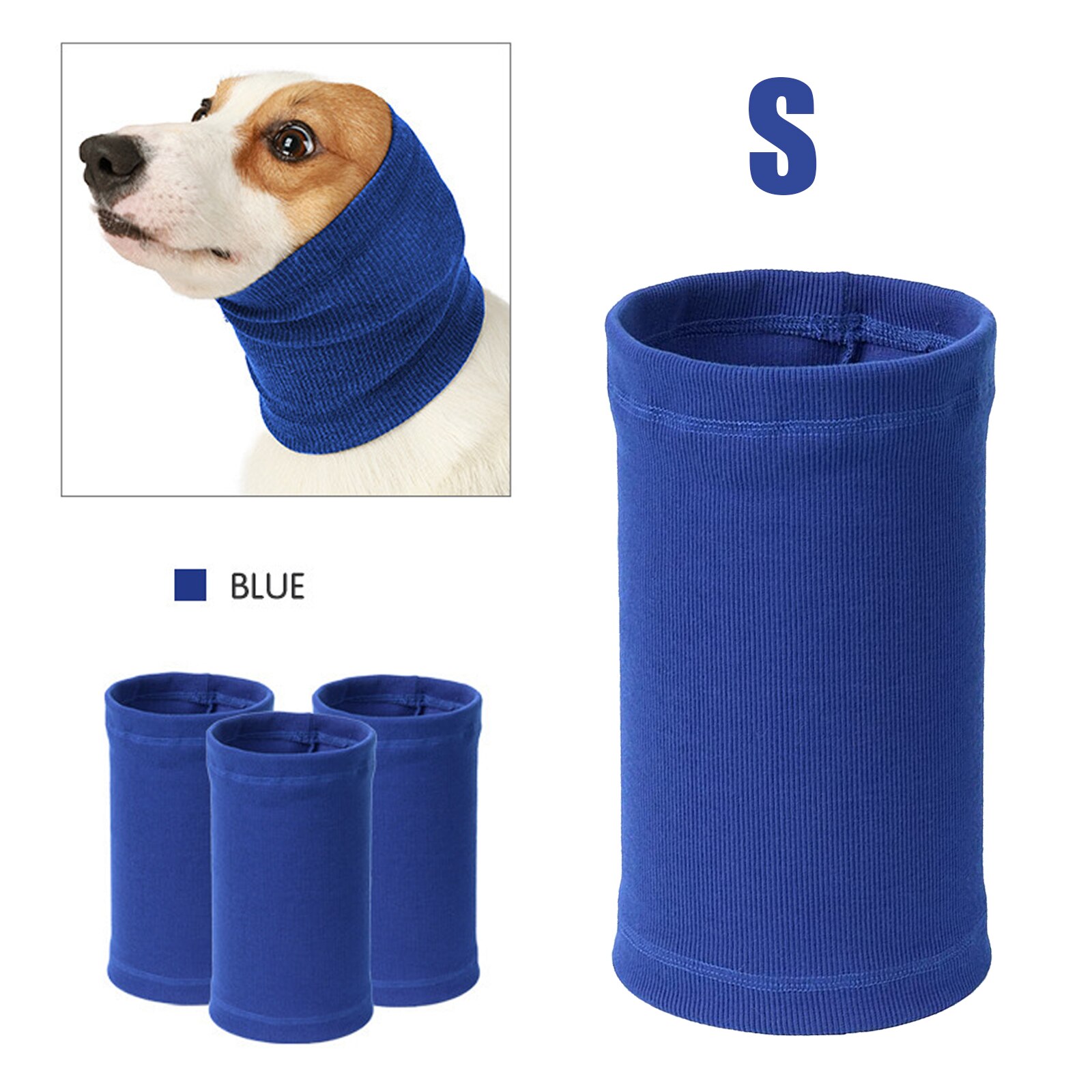 Hond Snood Honden Nek En Oren Warmer Winter Gehoorbeschermers Noise Bescherming Oor Wraps Voor Honden Huisdier Knit Haken Hoodie sjaal Oorbeschermer: S