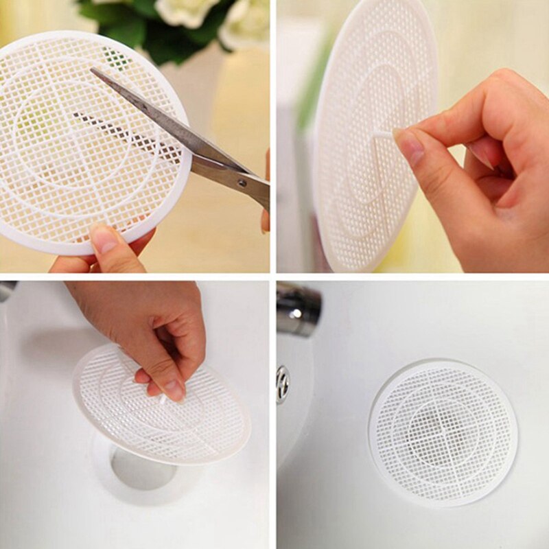 Hårfångare kök badrum bad avlopp dusch badkar sil silke täcka fälla handfat stoppfilter 12cm i diameter