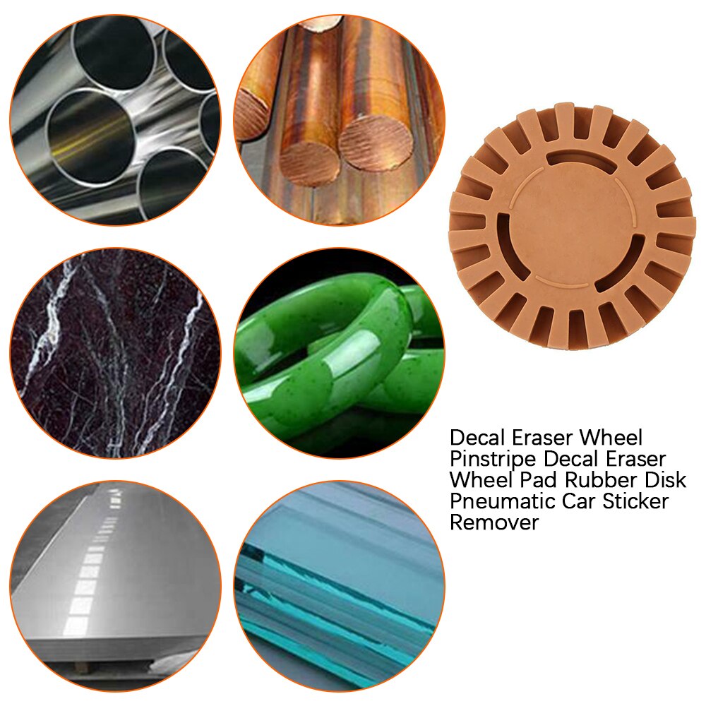 Car Sticker Remover Pneumatic Rubber Eraser Wheel Pad Rubber Disk Decal Eraser Wheel Paint Cleaner Car Polish Auxiliary Tool