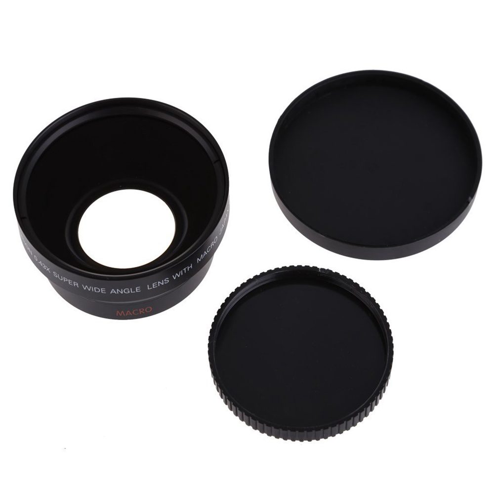 67mm Digital High Definition 0.43*SuPer Wide Angle Lens With Macro Japan Optics for Canon Rebel T5i T4i T3i 18-135mm 17-85mm