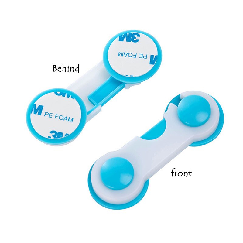 Verrou de sécurité en forme de chiot de dessin animé, 1 pièce, pour porte de réfrigérateur, Protection bébé contre les enfants, verrou de sécurité, cadenas: Bleu