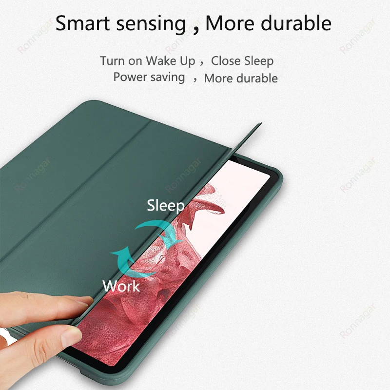 Per Samsung Galaxy Tab A9 Plus Custodia 11 "2023 SM-X210/X216/X218 Custodia per tablet pieghevole magnetica Smart Cover per Samsung Tab A9 + Custodia