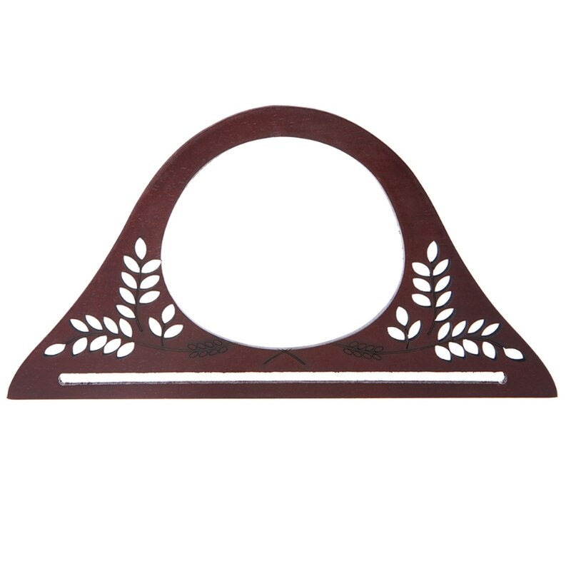 Thinkthendo Metalen Frame Kus Sluiting Voor Handvat Tas Purse Accessoires Diy Vierkante Ronde Hout 25 Cm/27 Cm: 60