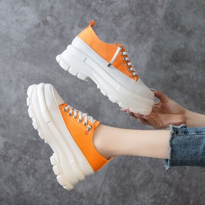 Damesko pustende komfort shopping dame gå sko sommer platå sko kvinner heve sko 35-39: 3 / 7