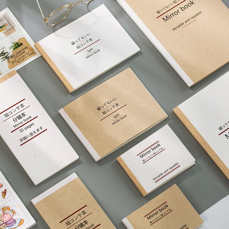 Eral simple in Japan cartoon creation books, Multiple pictures The draft of creativity, Set of 4 Sizes.