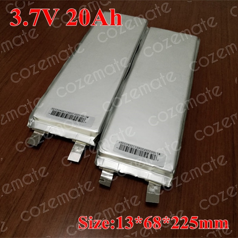 1pcs 3.7v 20Ah Lithium Lipo Cell 60A Lipo Battery 22ah for Diy Solar Battery Energy Storage Ebike Scooter 12v 48v Not Lifepo4