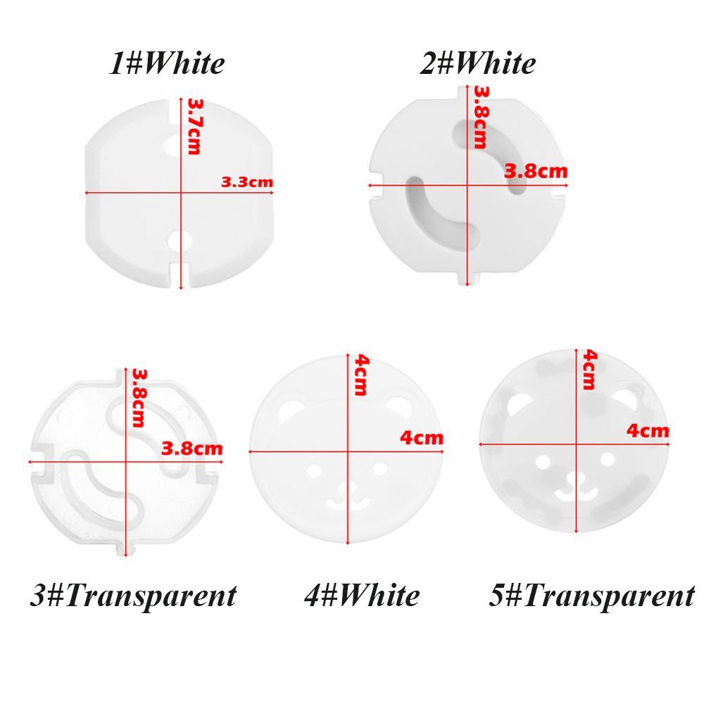 Protezione elettrica in plastica di qualità serrature di sicurezza per bambini a prova di protezione anti-elettrica coperchio della presa di corrente protezione della presa di corrente